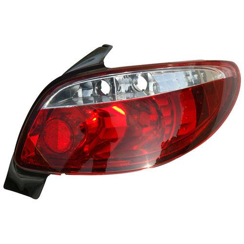 Achterlichten Peugeot 206 Rood/Helder