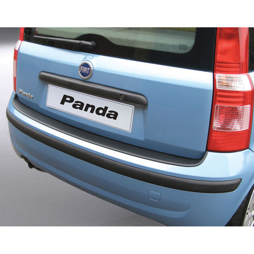 ABS Achterbumper beschermlijst Fiat Panda II 2003-2012 Zwart