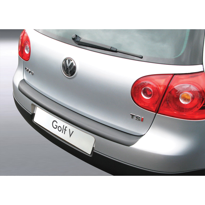 Voorlopige naam Bijdrage aan de andere kant, ABS Achterbumper beschermlijst VW Golf V 3/5 deurs Zwart - RBP222