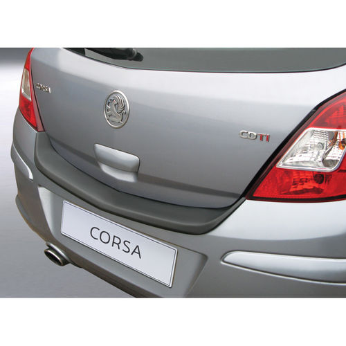 ABS Achterbumper beschermlijst Opel Corsa D 5 deurs 2006-2014 Zwart