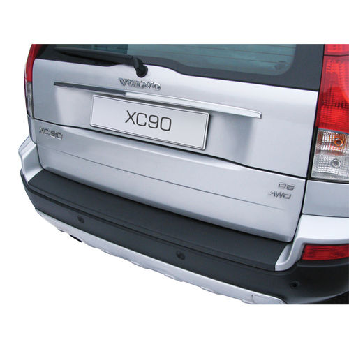 ABS Achterbumper beschermlijst Volvo XC90 (voor gespoten bumpers) Zwart