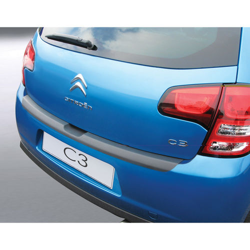 ABS Achterbumper beschermlijst Citroën C3 2010-2016 Zwart