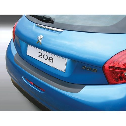 ABS Achterbumper beschermlijst Peugeot 208 3/5 deurs 2012-2019 Zwart