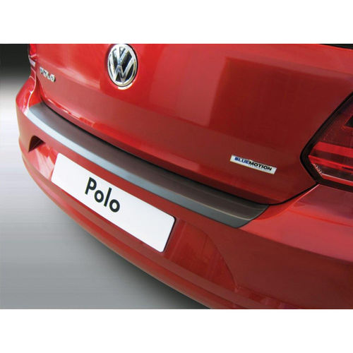 ABS Achterbumper beschermlijst Volkswagen Polo 6C 3/5 deurs 2014-2017 Zwart