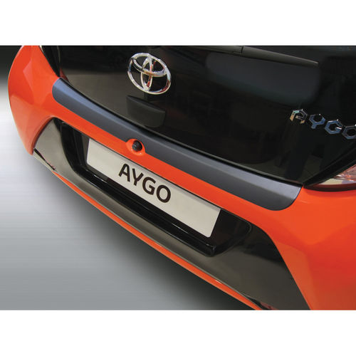 ABS Achterbumper beschermlijst Toyota Aygo 3/5 deurs 7/2014- Zwart