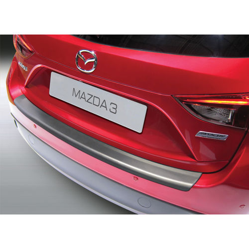 ABS Achterbumper beschermlijst Mazda 3 5-deurs 2013-2019 Zwart