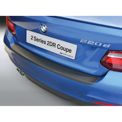 ABS Achterbumper beschermlijst BMW 2-Serie F22 Coupe 'M-Sport' 2014- Zwart