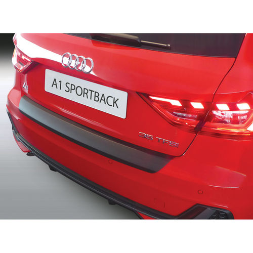 ABS Achterbumper beschermlijst Audi A1 (GB) Sportback S-Line 2018- Zwart