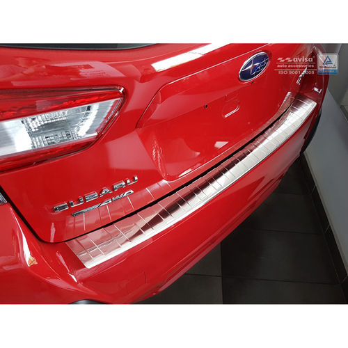 Achterbumper beschermlijst RVS Subaru XV 2017- 'Ribs'