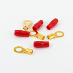 10mm2 ring - rood - 4 stuks - in blister SSDN