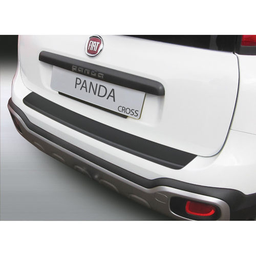 ABS Achterbumper beschermlijst Fiat Panda S Cross 3/2012- Zwart