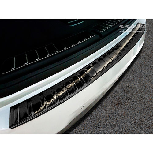 Achterbumper beschermlijst Zwart RVS BMW X3 G01 M-Pakket 2017- RIBS