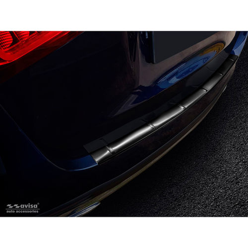Achterbumper beschermlijst Zwart RVS Mercedes GLE W167 2019- RIBS