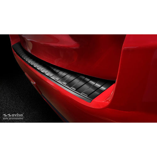 Achterbumper beschermlijst Zwart RVS Mitsubishi ASX 2019- RIBS