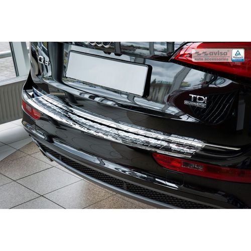 Achterbumper beschermlijst Chroom RVS Audi Q5 2008-2012 & 2012- RIBS