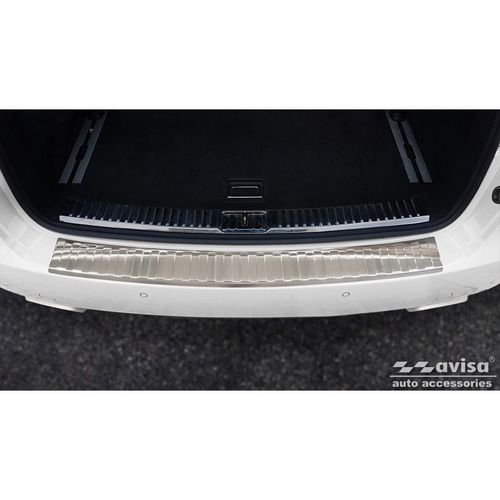 Achterbumper beschermlijst RVS Porsche Cayenne 2010-2014 & FL2014- RIBS