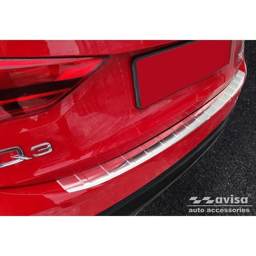 Achterbumper beschermlijst RVS Audi Q3 Sportback 2019- incl. RS RIBS