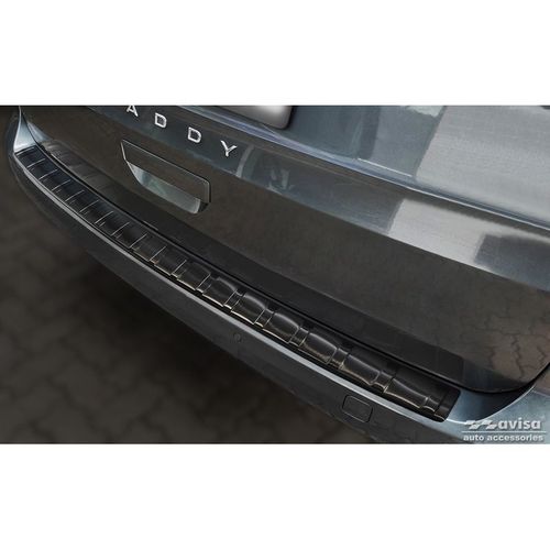 Achterbumper beschermlijst Zwart RVS Volkswagen Caddy 2020- RIBS