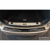 Achterbumper beschermlijst Zwart RVS Ford Edge II FL 2018- RIBS